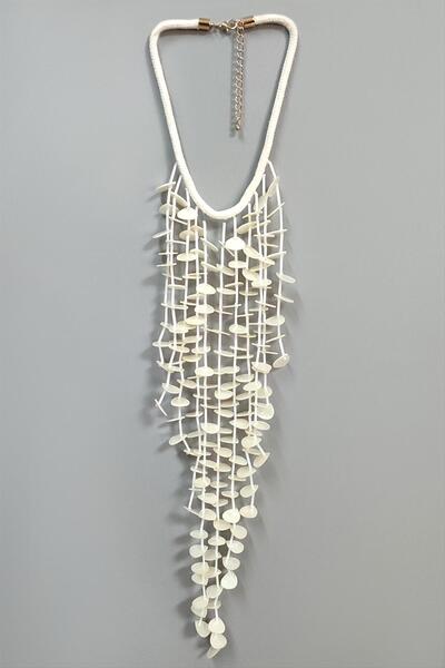 ZERO LAND 1595210739 Luxury (191052) Collar Necklace-Cream