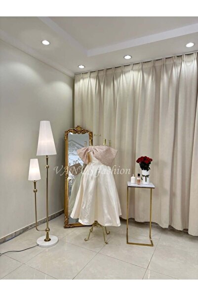 vanus fashion فستان سهرة ميدي 4233
