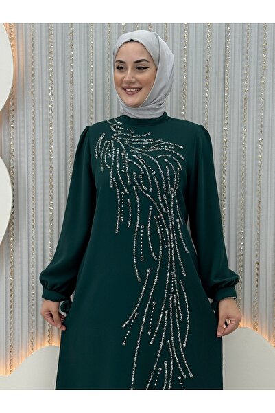 HASPASHA feray taşlı tesettür abiye