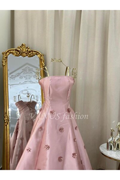 vanus fashion فستان طويل 4479 ( لونين )