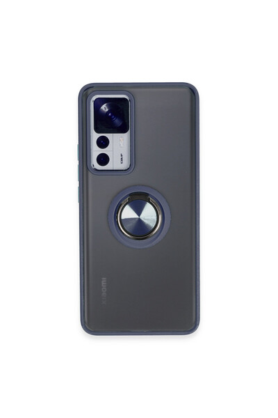 NewFace غطاء سيليكون مونتريال لـ Xiaomi Mi 12T Pro مع حلقة - أزرق داكن