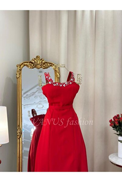 vanus fashion فستان طويل 4480