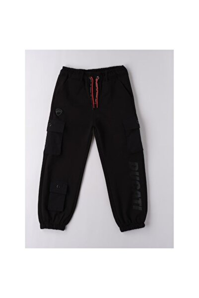 Ducati - Pantaloni pentru băieți, negri, 110 cm