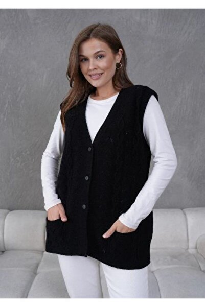 Nacar Triko Anne Örme Yelek