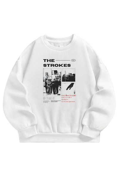 SVART WEAR The Strokes Štampano Oversize kroj unisex dukserica
