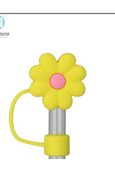 alisa 1 Piece Daisy Flower Thermos Straw Lid 10mm