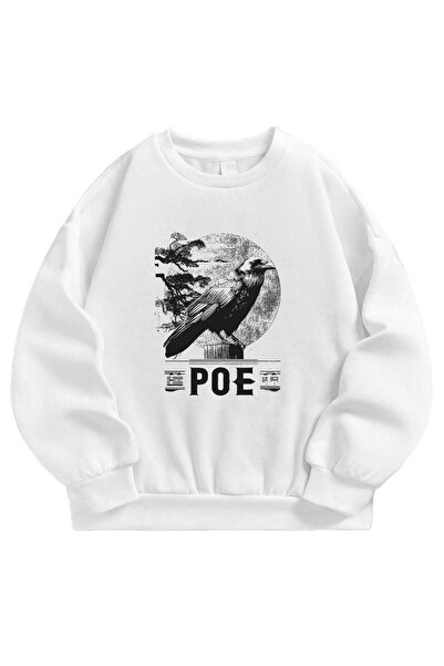 SVART WEAR Edgarallanpoe cu imprimeu supradimensionat Hanorac unisex tricou