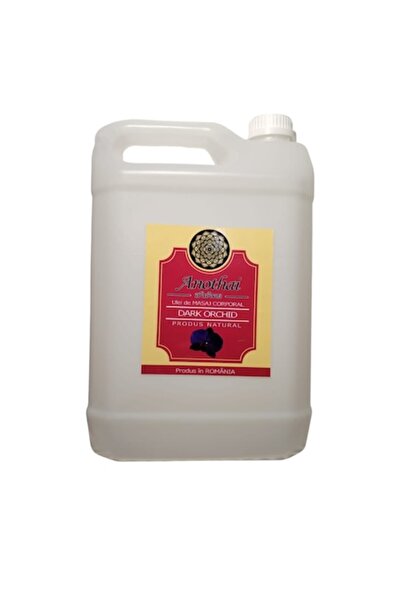 Anothai Ulei de masaj premium cu orhidee închisă - hidratant și relaxant cu vitamina E, 5000 ml