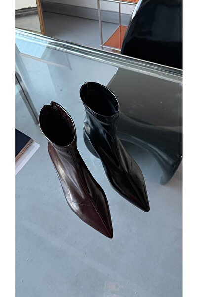 Eataly Shoes Curve Acıkahve Streç Kadın Bot