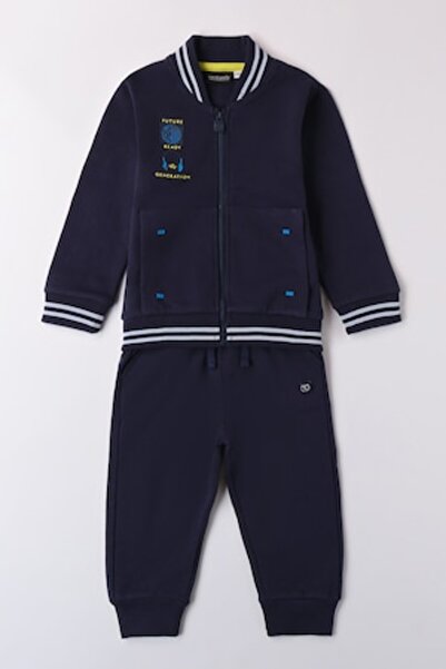 Sarabanda - Tracksuit with applied pockets, Ultramarine Blue, 92 CM