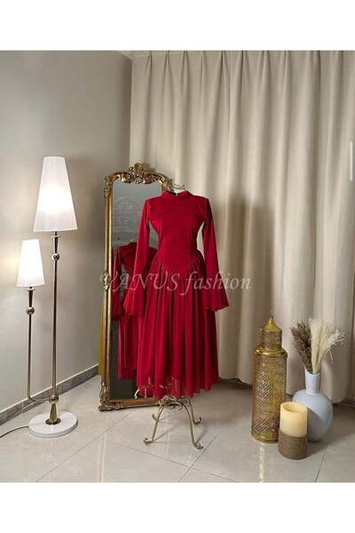 vanus fashion فستان ميدي ( 2 لونين ) 4283