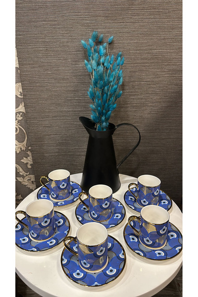 Kosova Nazar boncuklu fincan takımı