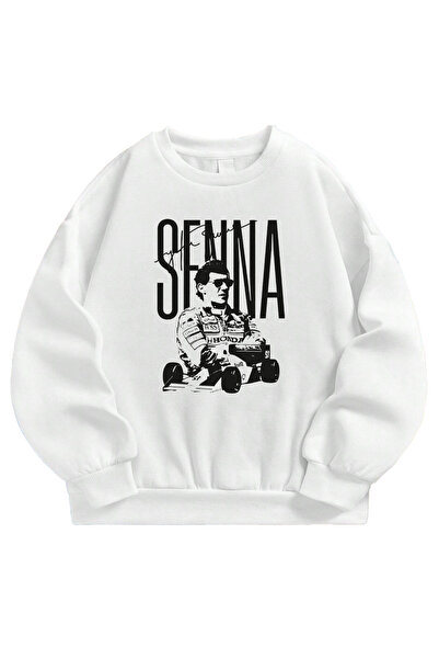 SVART WEAR سويت شيرت أيرتون سينا مطبوع قصة فضفاضة للجنسين