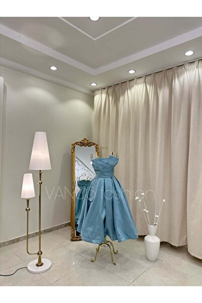 vanus fashion فستان سهرة ميدي 3882