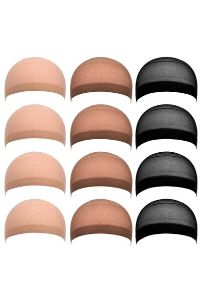 Estelle 24 Pcs 12 Pack Nylon Wig Caps for Women and Men