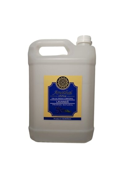 Anothai Ulei de masaj premium cu lavandă - hidratant și relaxant, cu vitamina E, 5000 ml