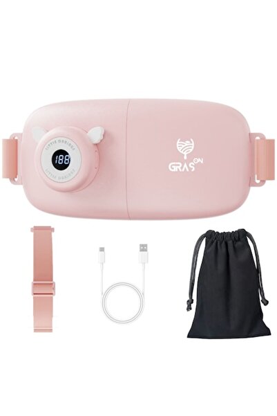 Gras ON Aparat Centura Abdominala cu Incalzire si Masaj,pentru Dureri Menstru...