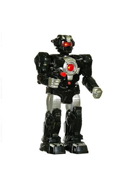 YUPY ®   Robot de jucărie interactiv, cu mișcări, sunete și lumini, negru/gri...