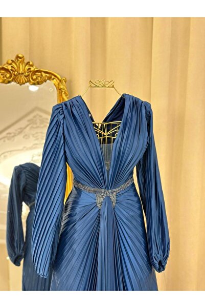 vanus fashion فستان طويل (لونين ) 4476