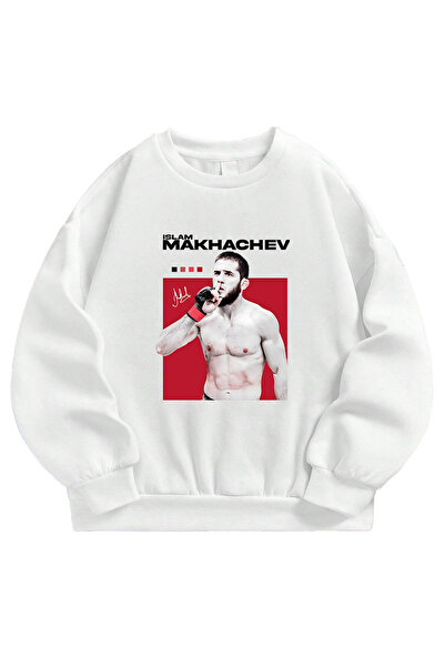 SVART WEAR Islam Makhachev Ufc cu imprimeu supradimensionat Hanorac unisex tr...