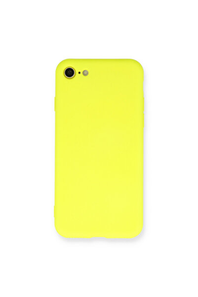 NewFace iPhone 7 Case Nano Velvet Silicone - Yellow