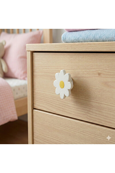 Rekatech Sevimli Papatya Kulplu Montessori Çocuk Odası Kulp