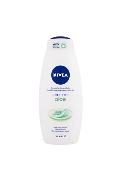 NIVEA Set of 2 x Creme Aloe Shower Gel, 750 ml