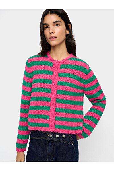 PARFOIS Çizgili Örme Hırka