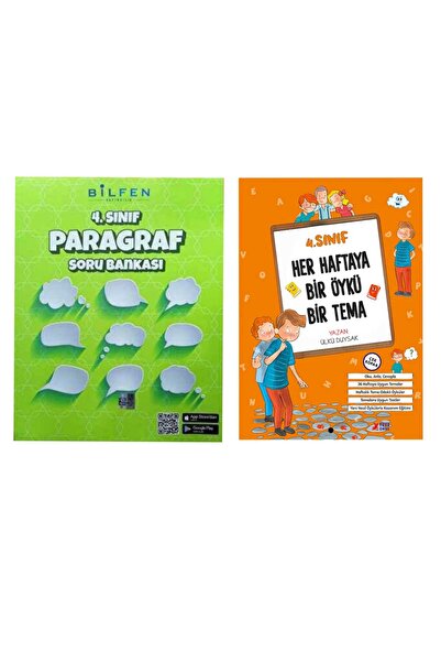 Bilfen Yayıncılık 4. Sınıf Bilfen Parağraf Soru Bankası + Okuma Anlama Her Ha...