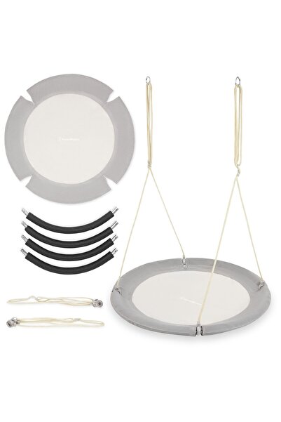 HyperMotion Swing with stork's nest - diameter 100 cm, gray color