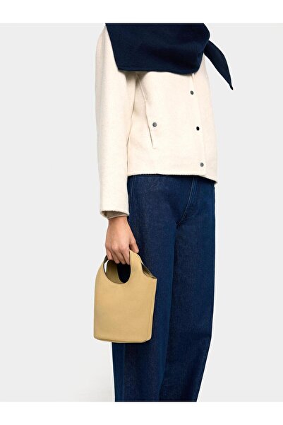 PARFOIS Deri Efektli Bucket Çanta