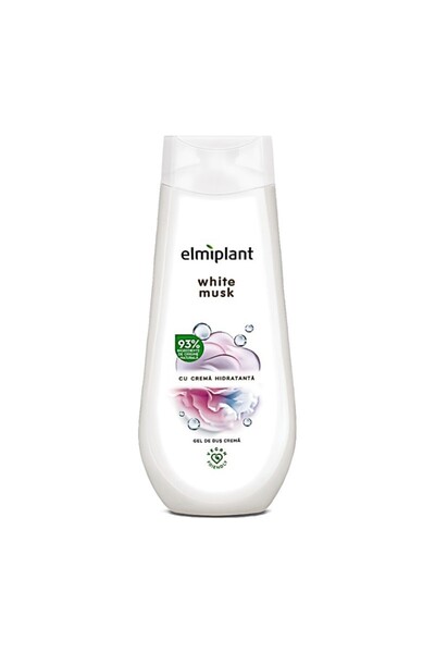 ELMIPLANT Set of 3 x White Musk Cream Shower Gel, 400 ml