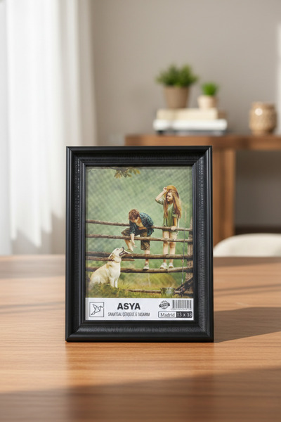 Asya Çerçeve Dekoratif Madrid 13x18 Ayaklı Plastik Fotoğraf Çerçevesi