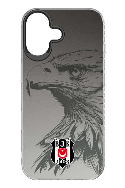 Beşiktaş iPhone 17 Uyumlu Kartal Logo Premium Lisanslı Telefon Kılıfı