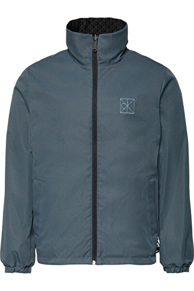 Calvin Klein LS NYLON AOP UNFILLED REVERSIBLE Erkek Mavi Mont