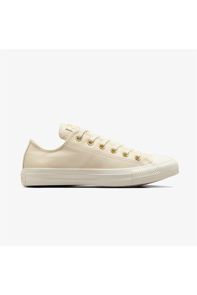 Converse Chuck Taylor All Star Unisex Krem Deri Sneaker