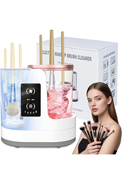 CreaCare منظف فرش المكياج الكهربائي 3 في 1 مع مجفف وحامل (USB)