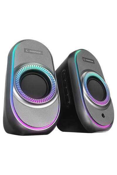 Rampage RMS-X3 2.0 6W Bluetooth Özellikli Siyah Multimedia RGB Işıklı Gaming ...