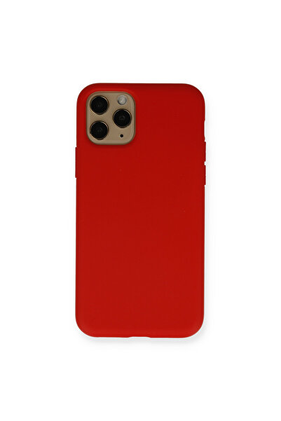 NewFace iPhone 11 Pro Case Nano Velvet Silicone - Red