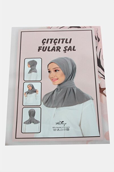 ZERO LAND 1595339739 Snap Fastener (203953) Scarf Shawl-Brown