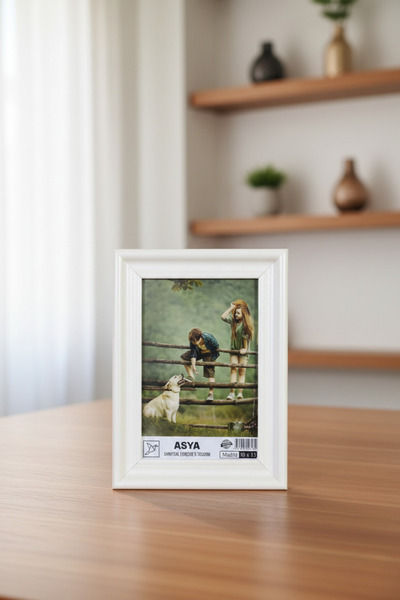 Asya Çerçeve Dekoratif Madrid 10x15 Ayaklı Plastik Fotoğraf Çerçevesi