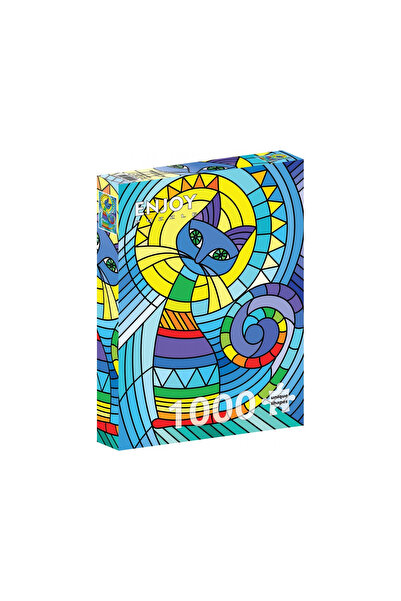Enjoy Puzzle Puzzle 1000 piese ENJOY Pisică Ornamentală (Enjoy-2121)