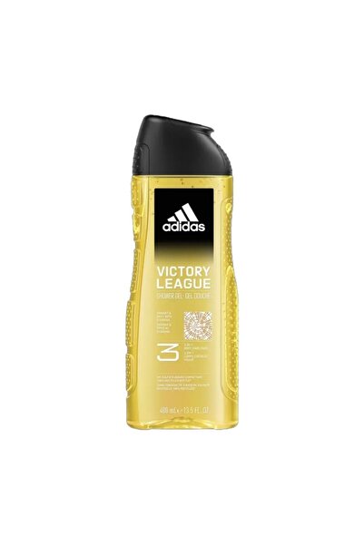 adidas Set of 3 x Adidas Shower Gel, Victory League, Men, 400 ml