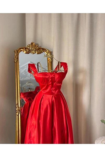 vanus fashion فستان سهره ميدي 4997 (لونين )