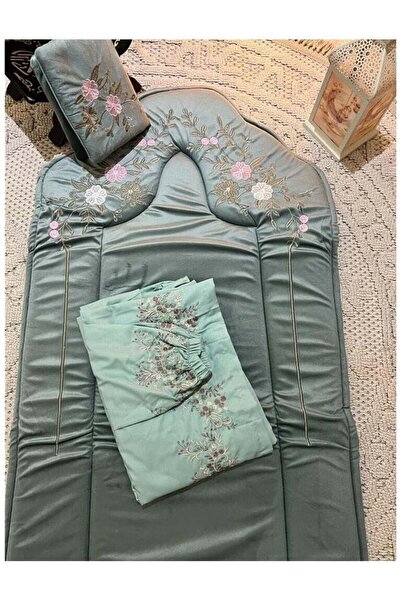 PrayerRug Gerinck prayer rug and prayer sheet with Quran cover set - Green