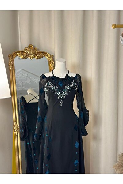 vanus fashion فستان سهرة طويل 4769