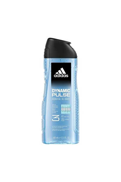 adidas Set of 3 x Adidas Shower Gel, Dynamic Pulse, Men, 400 ml