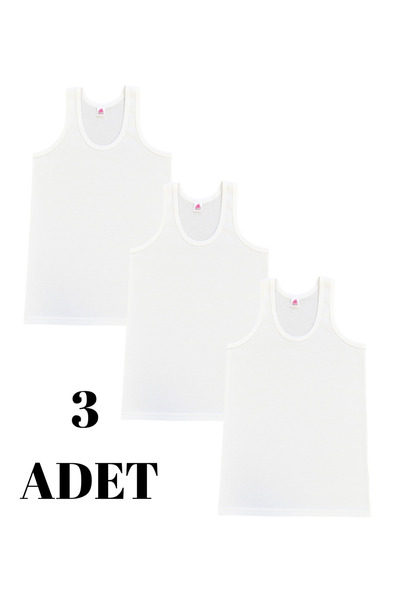 Saraç Yıldız 3-Pack Cotton Boys' Undershirts
