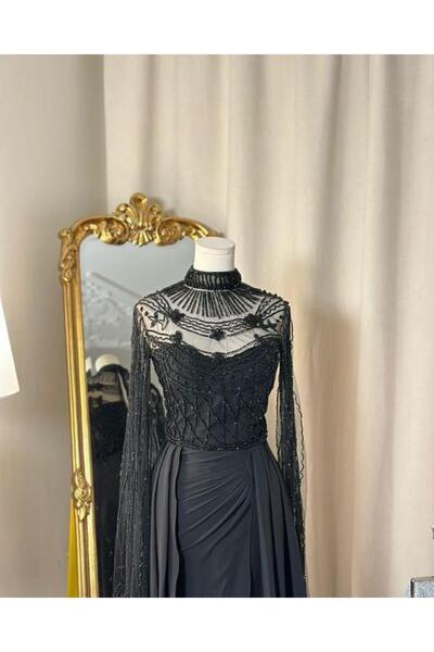 vanus fashion فستان سهرة طويل 5116