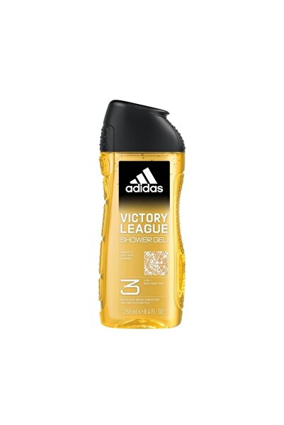 adidas Set of 3 x Adidas Shower Gel, Victory League, Men, 250 ml